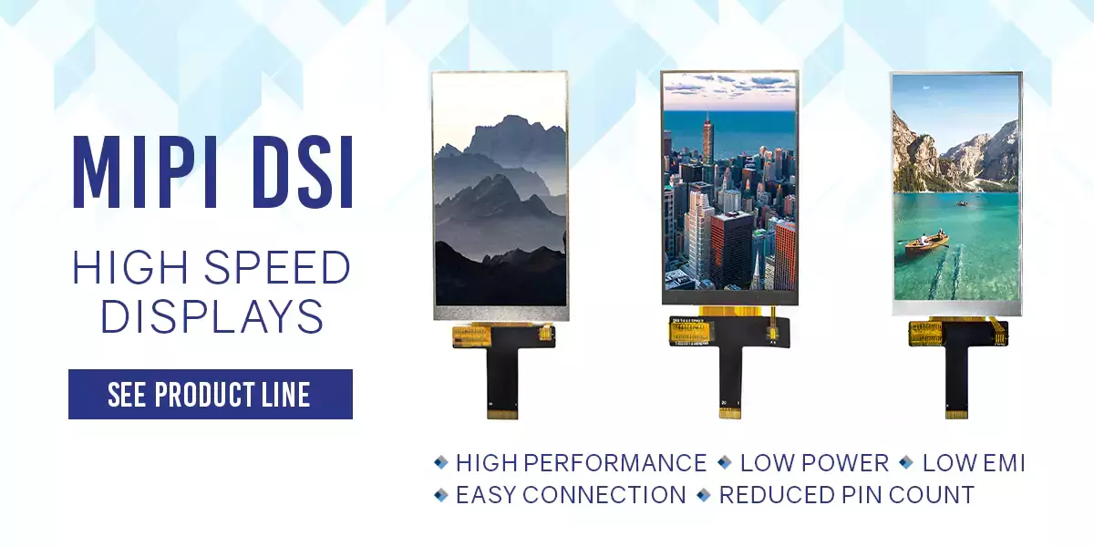 Focus LCDs MIPI DSI Banner