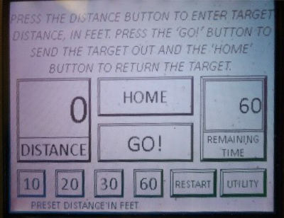 Monochrome Graphic LCD with built in Resistive touch panel.