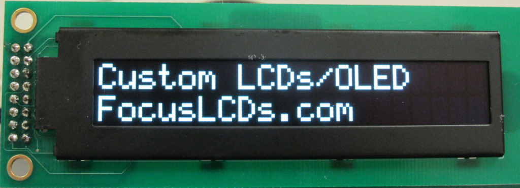 OLED character display