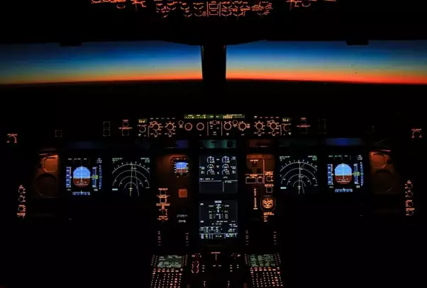 LCDs in an Airbus cockpit