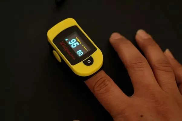 Finger pulse oximeter with Custom OLED display